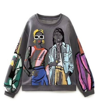 High Fashion Streetwear Sweater